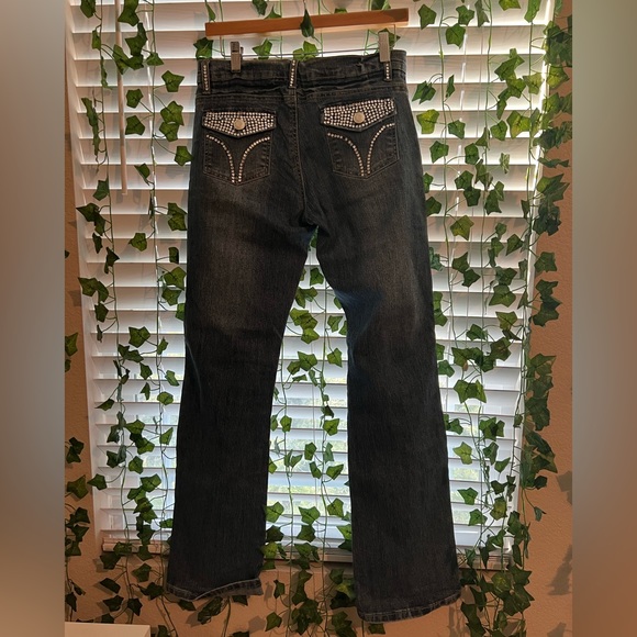 bootcut low rise vintage vanilla jeans! worn once and originally $70! size s-m - Picture 3 of 5